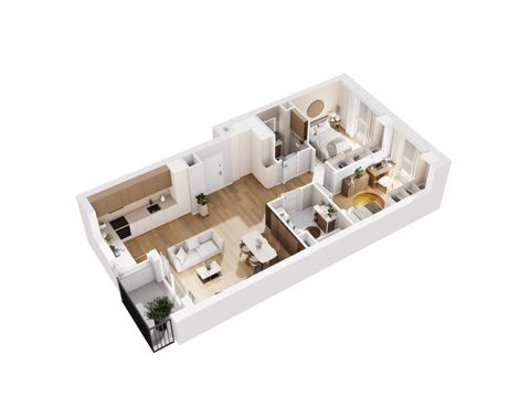 Plan 3 pok. 66m²