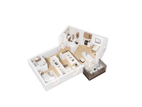 Plan 3 pok. 60m²