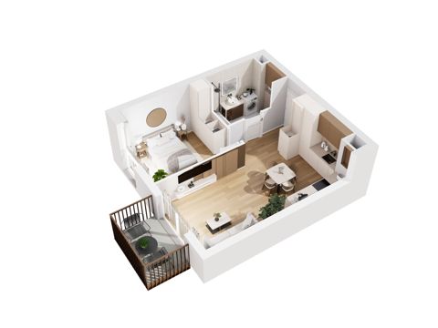 Plan 2 pok. 42m²