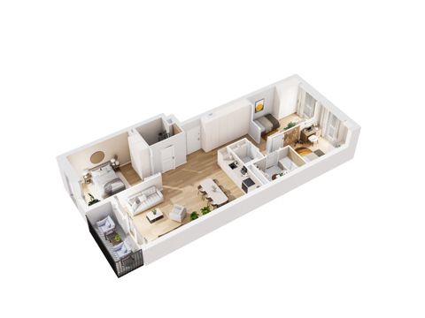Plan 4 pok. 87m²