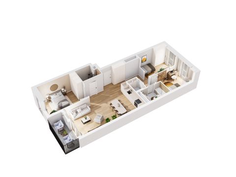 Plan 4 pok. 86m²