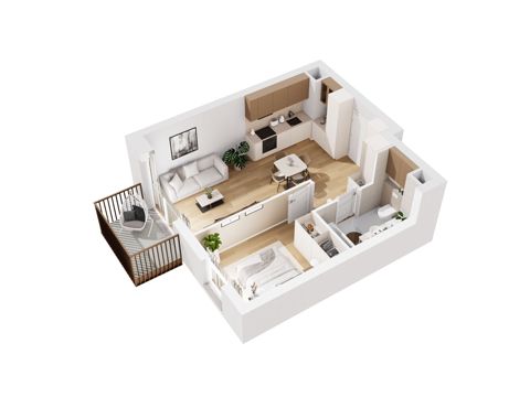 Plan 2 pok. 41m²