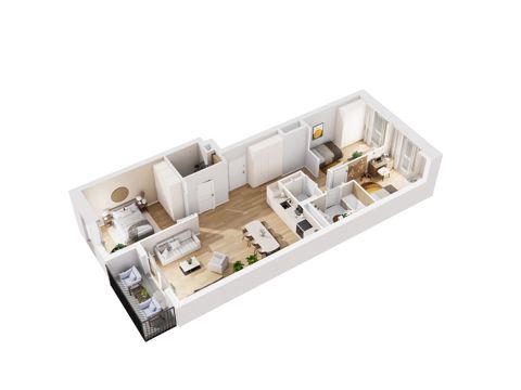 Plan 4 pok. 87m²
