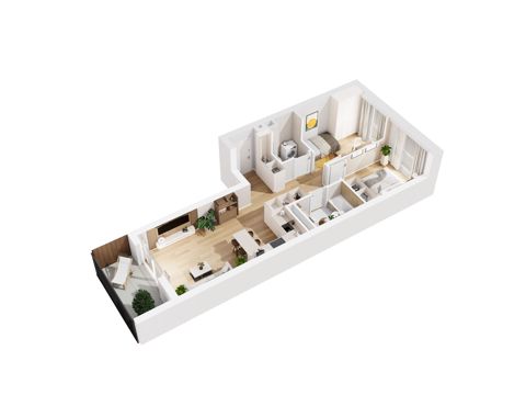 Plan 3 pok. 57m²