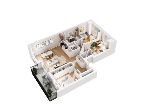 Plan 4 pok. 78m²