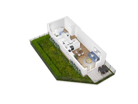 Plan 2 pok. 44m²