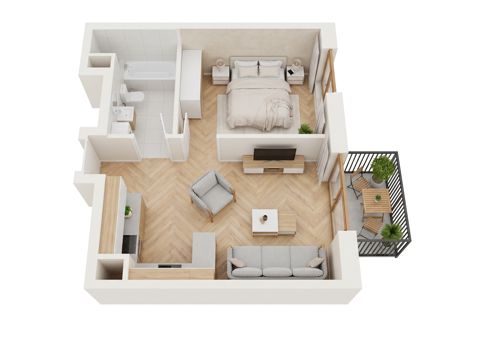Plan 2 pok. 36m²