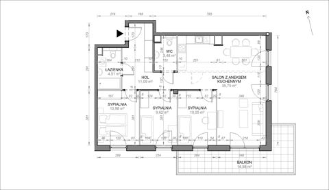 Plan 4 pok. 85m²