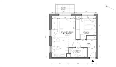 Plan 2 pok. 48m²