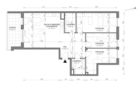 Plan 4 pok. 96m²