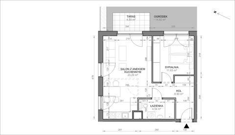 Plan 2 pok. 48m²