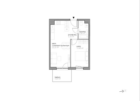 Plan 2 pok. 38m²
