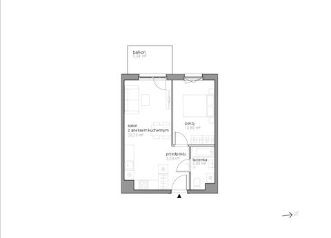 Plan 2 pok. 38m²
