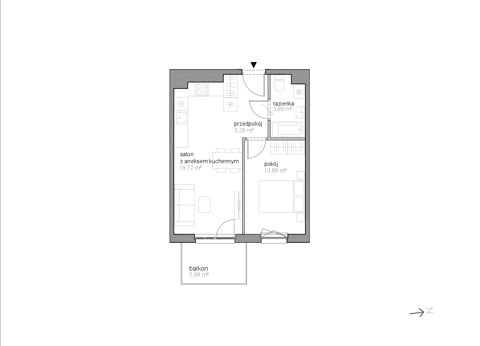 Plan 2 pok. 38m²