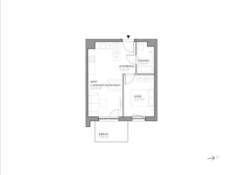Plan 2 pok. 36m²