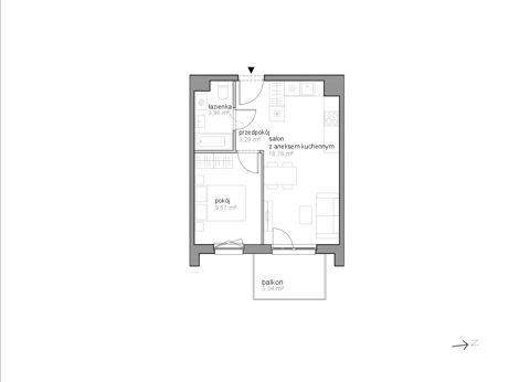Plan 2 pok. 36m²