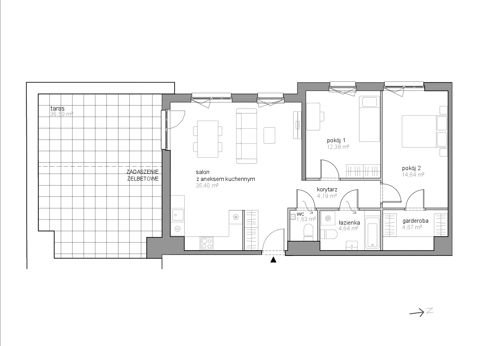 Plan 3 pok. 78m²