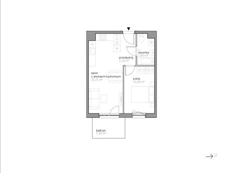 Plan 2 pok. 38m²