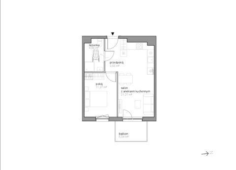 Plan 2 pok. 41m²