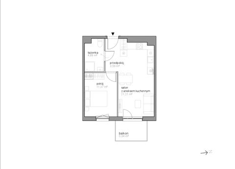 Plan 2 pok. 41m²