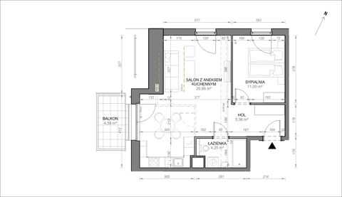 Plan 2 pok. 50m²