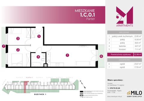 Plan 3 pok. 53m²