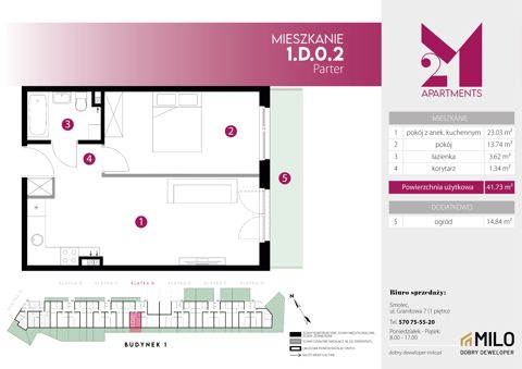 Plan 2 pok. 42m²
