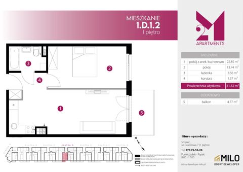 Plan 2 pok. 42m²