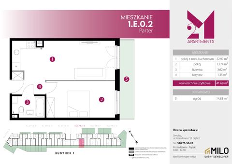 Plan 2 pok. 42m²