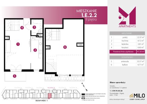 Plan 2 pok. 77m²