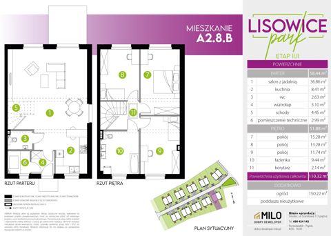 Plan 4 pok. 110m²