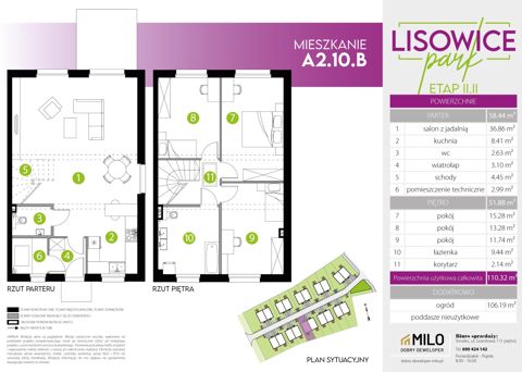 Plan 4 pok. 110m²