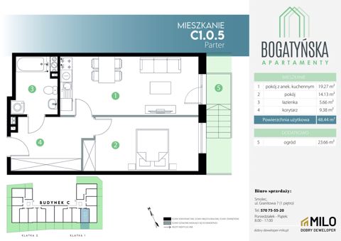Plan 2 pok. 48m²