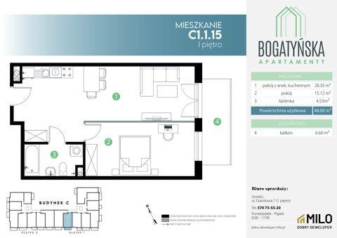 Plan 2 pok. 48m²