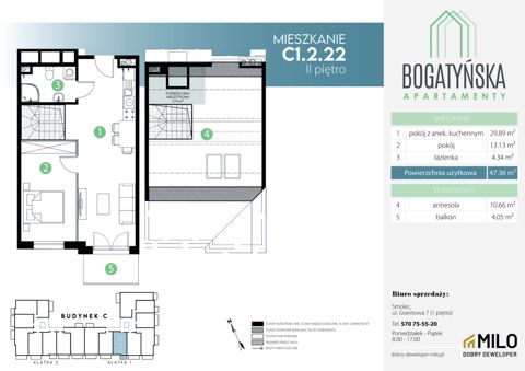 Plan 3 pok. 59m²