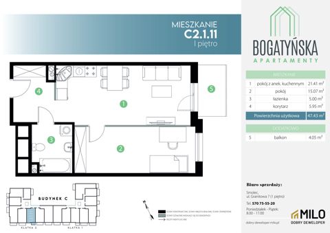 Plan 2 pok. 47m²