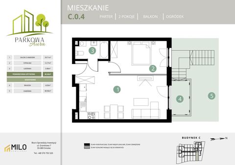 Plan 2 pok. 46m²