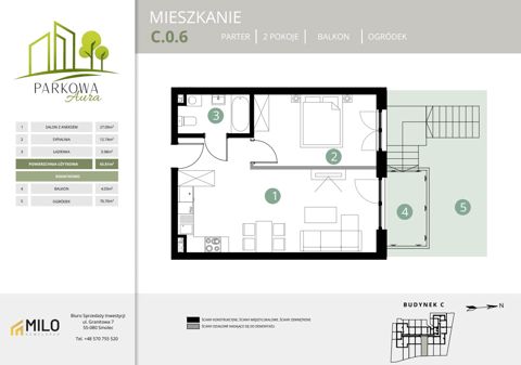 Plan 2 pok. 44m²