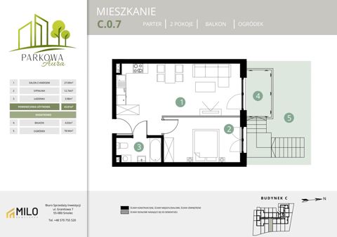 Plan 2 pok. 44m²