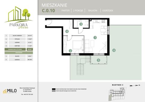 Plan 2 pok. 50m²