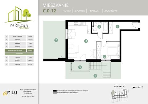 Plan 2 pok. 52m²