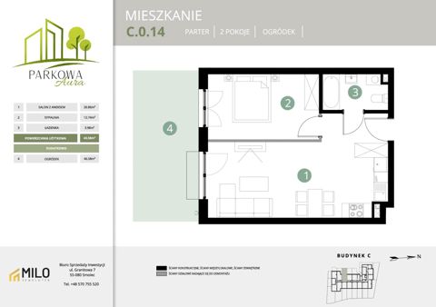 Plan 2 pok. 44m²