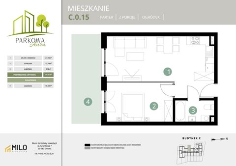 Plan 2 pok. 44m²