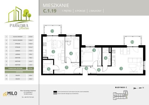 Plan 4 pok. 82m²