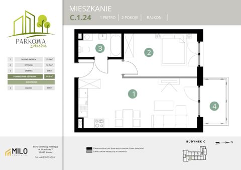 Plan 2 pok. 44m²