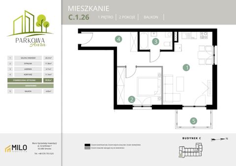 Plan 2 pok. 50m²