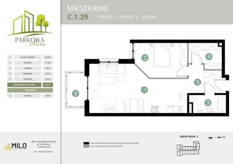 Plan 2 pok. 56m²