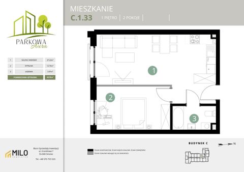 Plan 2 pok. 44m²