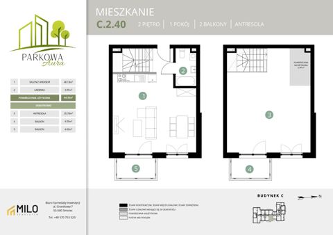 Plan 2 pok. 84m²