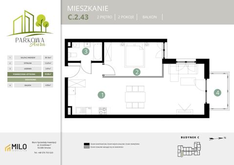 Plan 2 pok. 56m²